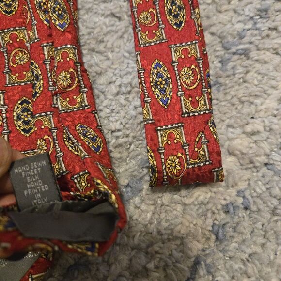 Robert Talbott, Best Of Class, 100% Silk, Red, Business Tie - Picture 3 of 6